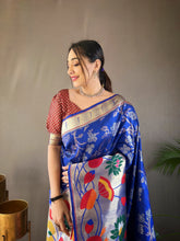 Paithani Soft Silk 3D Traditional Design Saree